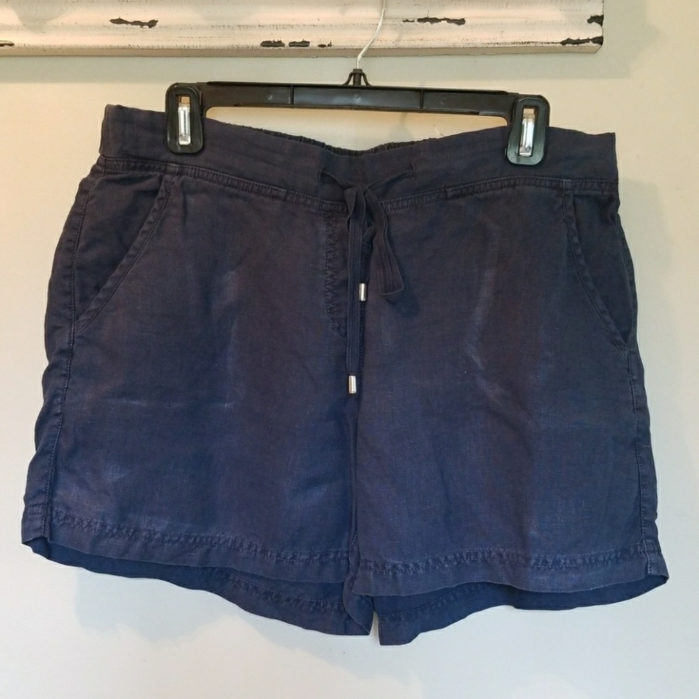 Tommy Bahama linen shorts, dark blue